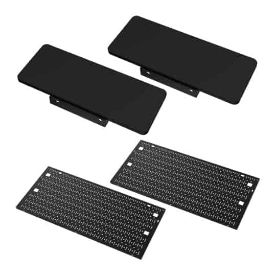 CORSAIR PLATFORM:6 Desk - Desk Extensions and Side Pegboards kit - Black